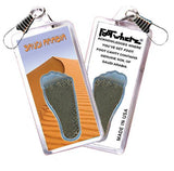 Saudi Arabia FootWhere® Souvenir Zipper-Pulls. 6 Piece Set. Made in USA - FootWhere® Souvenir Shop