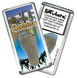 Charleston, SC FootWhere® Souvenir Magnet. Made in USA-FootWhere® Souvenirs
