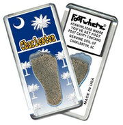 Charleston, SC FootWhere® Souvenir Magnet. Made in USA-FootWhere® Souvenirs