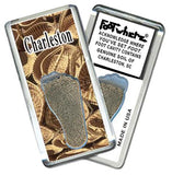 Charleston, SC FootWhere® Souvenir Magnet. Made in USA-FootWhere® Souvenirs