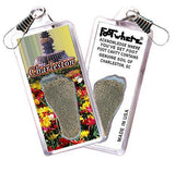Charleston, SC FootWhere® Souvenir Zipper-Pull. Made in USA-FootWhere® Souvenirs