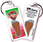 Load image into Gallery viewer, Shreveport FootWhere® Souvenir Keychain. 72 pieces / 6 assorted styles.
