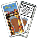 Load image into Gallery viewer, Shreveport FootWhere® Souvenir Magnet. 72 pieces / 6 assorted styles.
