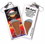 Shreveport FootWhere® Souvenir Zipper-Pull. Made in USA-FootWhere® Souvenirs