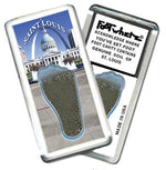 Load image into Gallery viewer, Saint Louis FootWhere® Souvenir Magnet. Made in USA-FootWhere® Souvenirs
