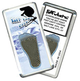 Salt Lake City FootWhere® Souvenir Magnet. Made in USA-FootWhere® Souvenirs