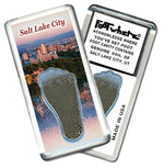 Load image into Gallery viewer, Salt Lake City FootWhere® Souvenir Fridge Magnets. 6 Piece Set. Made in USA - FootWhere® Souvenir Shop
