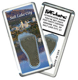 Salt Lake City FootWhere® Souvenir Magnet. Made in USA-FootWhere® Souvenirs