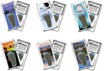 Load image into Gallery viewer, Salt Lake City FootWhere® Souvenir Fridge Magnets. 6 Piece Set. Made in USA - FootWhere® Souvenir Shop
