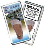 Selma, AL FootWhere® Souvenir Magnet. Made in USA-FootWhere® Souvenirs