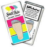 Load image into Gallery viewer, South Padre, TX FootWhere® Souvenir Fridge Magnet. Made in USA-FootWhere® Souvenirs
