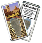 Load image into Gallery viewer, Savannah, GA FootWhere® Souvenir Magnet. Made in USA-FootWhere® Souvenirs
