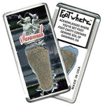 Load image into Gallery viewer, Savannah, GA FootWhere® Souvenir Magnet. Made in USA-FootWhere® Souvenirs
