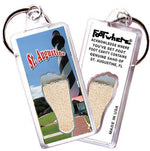 Load image into Gallery viewer, St. Augustine FootWhere® Souvenir Keychain. Made in USA-FootWhere® Souvenirs
