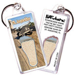 Load image into Gallery viewer, St. Augustine FootWhere® Souvenir Keychain. Made in USA-FootWhere® Souvenirs
