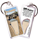 St. Augustine FootWhere® Souvenir Keychain. Made in USA-FootWhere® Souvenirs