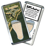 Saint Augustine, FL FootWhere® Souvenir Magnet. Made in USA-FootWhere® Souvenirs