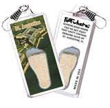 St. Augustine FootWhere® Souvenir Zipper-Pull. Made in USA-FootWhere® Souvenirs