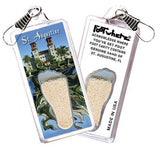St. Augustine FootWhere® Souvenir Zipper-Pull. Made in USA-FootWhere® Souvenirs