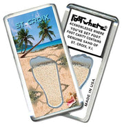 St. Croix, U.S.V.I. FootWhere® Souvenir Magnet. 72 pieces/6 assorted styles.-FootWhere® Souvenirs