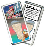 St. Croix, U.S.V.I. FootWhere® Souvenir Magnet. 72 pieces/6 assorted styles.-FootWhere® Souvenirs