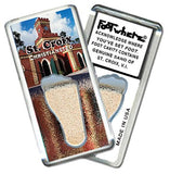 St. Croix, U.S.V.I. FootWhere® Souvenir Magnet. 72 pieces/6 assorted styles.-FootWhere® Souvenirs