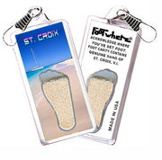 St. Croix FootWhere® Souvenir Zipper-Pulls. 6 Piece Set. Made in USA - FootWhere® Souvenir Shop