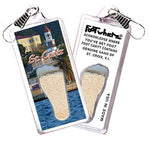 Load image into Gallery viewer, St. Croix, U.S.V.I. FootWhere® Souvenir Zipper-Pull. 72 pieces/6 assorted styles.-FootWhere® Souvenirs
