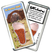 St. George FootWhere® Souvenir Fridge Magnets. 6 Piece Set. Made in USA - FootWhere® Souvenir Shop