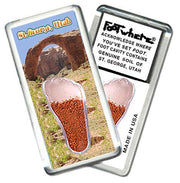 St. George, UT FootWhere® Souvenir Fridge Magnet. Made in USA-FootWhere® Souvenirs