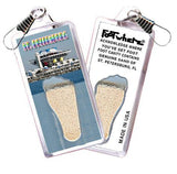 St. Petersburg, FL FootWhere® Souvenir Zipper-Pull. 6 Piece Set. Made in USA - FootWhere® Souvenir Shop