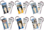 Load image into Gallery viewer, St. Petersburg, FL FootWhere® Souvenir Keychains. 6 Piece Set. Made in USA - FootWhere® Souvenir Shop
