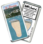 Load image into Gallery viewer, St. Thomas, V.I. FootWhere® Souvenir Magnet. 72 pieces/6 assorted styles.-FootWhere® Souvenirs
