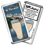 Load image into Gallery viewer, St. Thomas, V.I. FootWhere® Souvenir Magnet. 72 pieces/6 assorted styles.-FootWhere® Souvenirs
