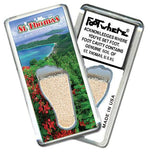 Load image into Gallery viewer, St. Thomas, V.I. FootWhere® Souvenir Magnet. Made in USA-FootWhere® Souvenirs
