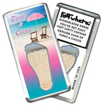 Load image into Gallery viewer, Turks &amp; Caicos FootWhere® Souvenir Magnet. pieces/6 assorted styles.-FootWhere® Souvenirs
