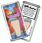 Load image into Gallery viewer, Turks &amp; Caicos FootWhere® Souvenir Magnet. pieces/6 assorted styles.-FootWhere® Souvenirs
