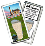 Tybee Island FootWhere® Souvenir Fridge Magnets. 6 Piece Set. Made in USA - FootWhere® Souvenir Shop