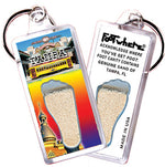 Load image into Gallery viewer, Tampa FootWhere® Souvenir Keychain. 72 pieces/6 assorted styles.
