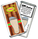Tampa FootWhere® Souvenir Magnet. 72 pieces/6 assorted styles.