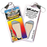 Tampa FootWhere® Souvenir Zipper-Pull. 72 pieces/6 assorted styles.