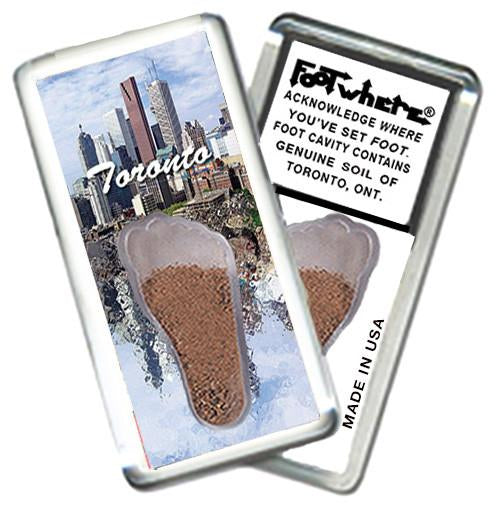 Toronto FootWhere® Souvenir Magnet. 72 pieces/6 assorted styles.-FootWhere® Souvenirs