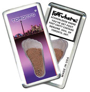 Toronto FootWhere® Souvenir Magnet. Made in USA-FootWhere® Souvenirs