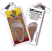 Tallahasse, FL FootWhere® Souvenir Zipper-Pull. Made in USA-FootWhere® Souvenirs