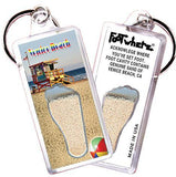 Venice Beach FootWhere® Souvenir Key Chain. Made in USA-FootWhere® Souvenirs