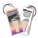 Virginia Beach FootWhere® Souvenir Keychain. 72 pieces/6 assorted styles.