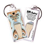 Load image into Gallery viewer, Virginia Beach FootWhere® Souvenir Keychain. 72 pieces/6 assorted styles.
