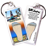 Venice Beach FootWhere® Souvenir Key Chain. Made in USA-FootWhere® Souvenirs