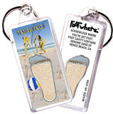 Venice Beach FootWhere® Souvenir Keychains. 6 Piece Set. Made in USA - FootWhere® Souvenir Shop