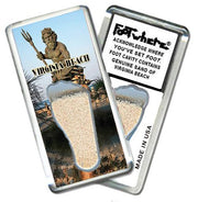 Virginia Beach FootWhere® Souvenir Fridge Magnets. 6 Piece Set. Made in USA - FootWhere® Souvenir Shop